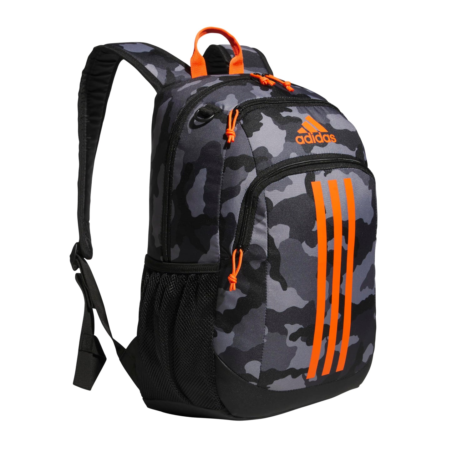 adidas Creator Laptop Backpack for Women and Men, Comfortable and Durable Small Athletic Bag, Black/White, One Size