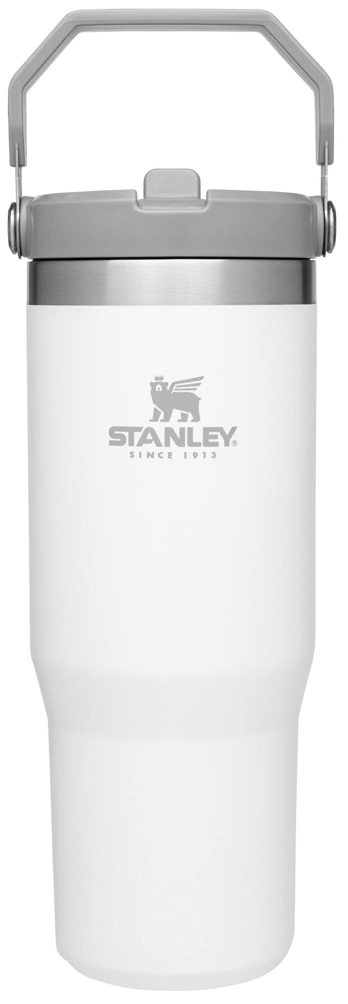 Stanley IceFlow Stainless Steel Tumbler - Vacuum Insulated Water Bottle for Home, Office or Car Reusable Cup with Straw Leak Resistant Flip Cold for 12 Hours or Iced for 2 Days, Azure, 30 OZ / 0.89 L