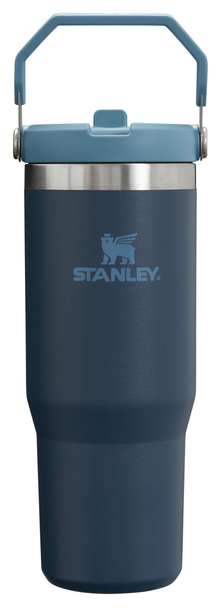 Stanley IceFlow Stainless Steel Tumbler - Vacuum Insulated Water Bottle for Home, Office or Car Reusable Cup with Straw Leak Resistant Flip Cold for 12 Hours or Iced for 2 Days, Azure, 30 OZ / 0.89 L