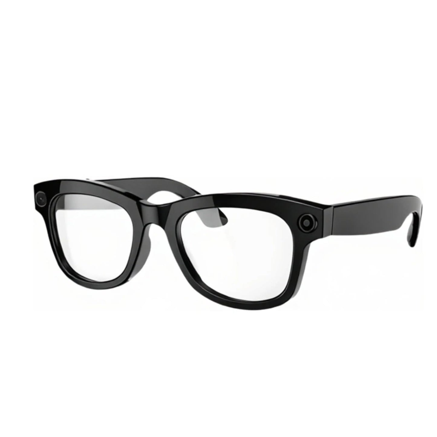 AI Smart Glasses, Bluetooth 5.4 Translation Glasses with 144 Language & Accents, Blue Light Filtering Lenses, Multifunctional Smart Glasses for Men Women, Travel Meeting Trade Business HY-C8 Black