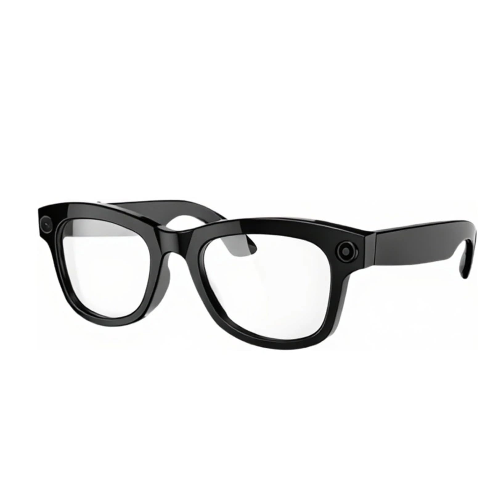 AI Smart Glasses, Bluetooth 5.4 Translation Glasses with 144 Language & Accents, Blue Light Filtering Lenses, Multifunctional Smart Glasses for Men Women, Travel Meeting Trade Business HY-C8 Black