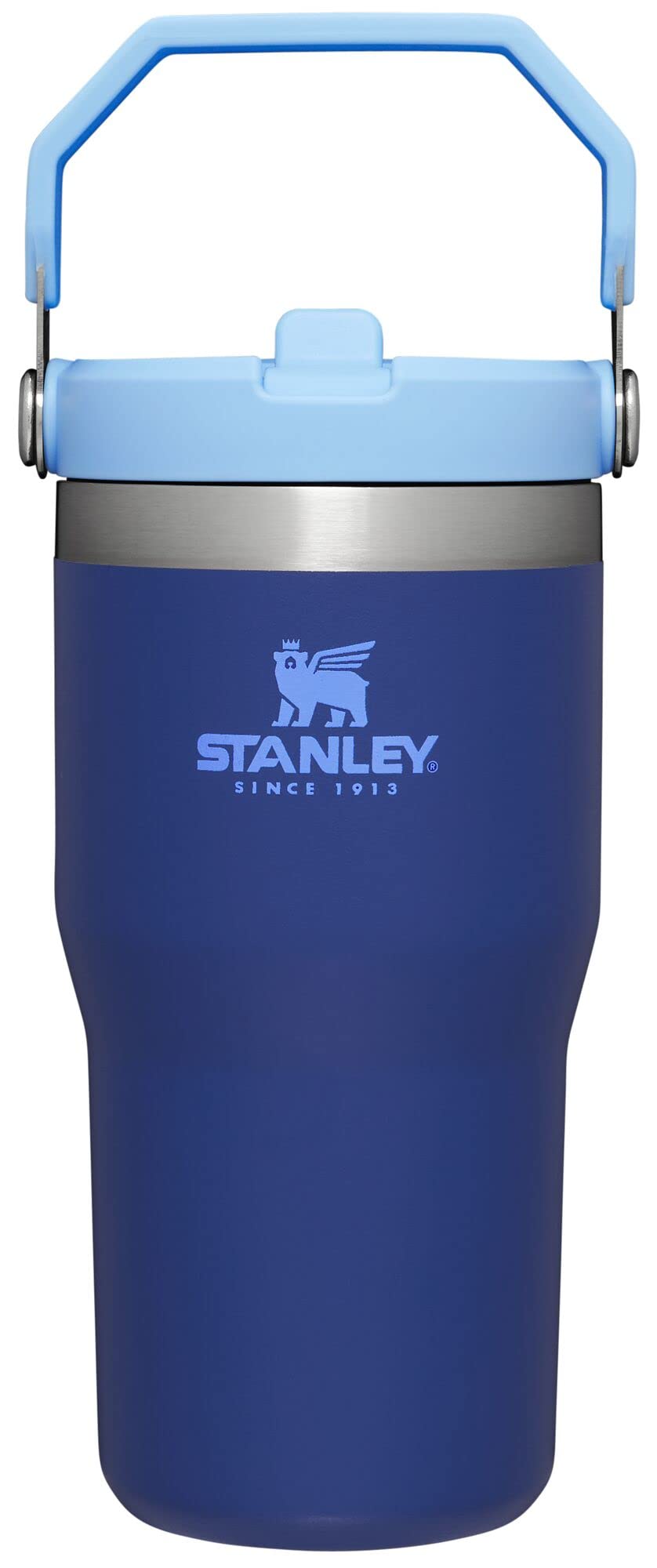 Stanley IceFlow Stainless Steel Tumbler - Vacuum Insulated Water Bottle for Home, Office or Car Reusable Cup with Straw Leak Resistant Flip Cold for 12 Hours or Iced for 2 Days, Azure, 30 OZ / 0.89 L