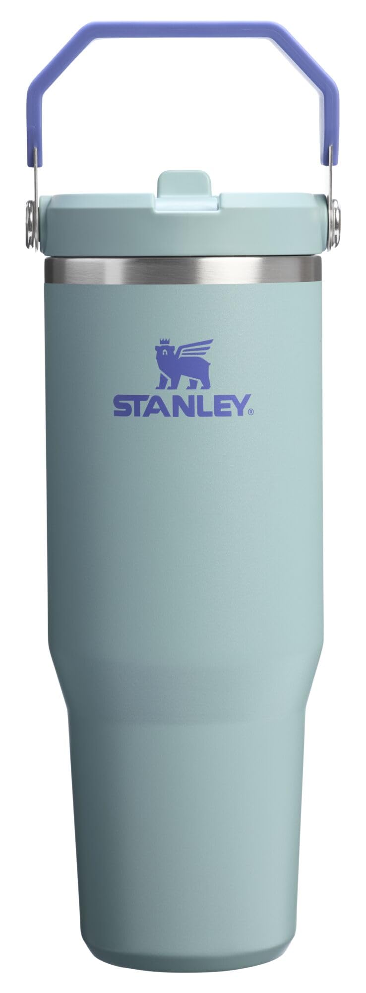 Stanley IceFlow Stainless Steel Tumbler - Vacuum Insulated Water Bottle for Home, Office or Car Reusable Cup with Straw Leak Resistant Flip Cold for 12 Hours or Iced for 2 Days, Azure, 30 OZ / 0.89 L