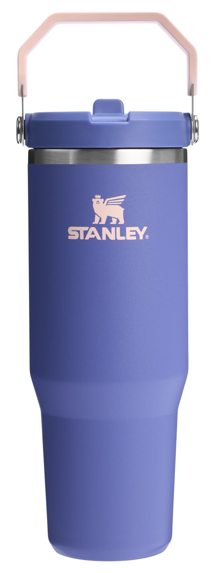 Stanley IceFlow Stainless Steel Tumbler - Vacuum Insulated Water Bottle for Home, Office or Car Reusable Cup with Straw Leak Resistant Flip Cold for 12 Hours or Iced for 2 Days, Azure, 30 OZ / 0.89 L