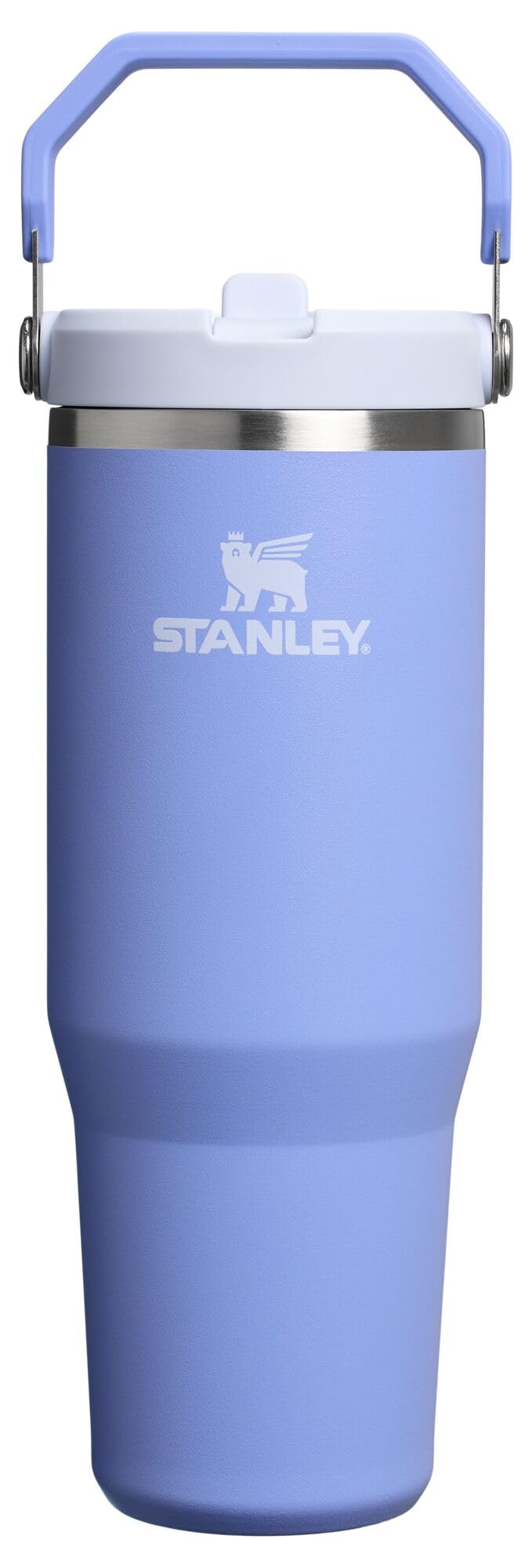 Stanley IceFlow Stainless Steel Tumbler - Vacuum Insulated Water Bottle for Home, Office or Car Reusable Cup with Straw Leak Resistant Flip Cold for 12 Hours or Iced for 2 Days, Azure, 30 OZ / 0.89 L