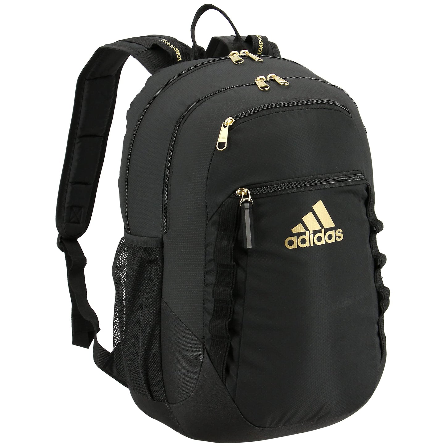 adidas Excel Backpack for Men & Women – Durable Large Athletic Laptop Bag, 7.0/Black, One Size