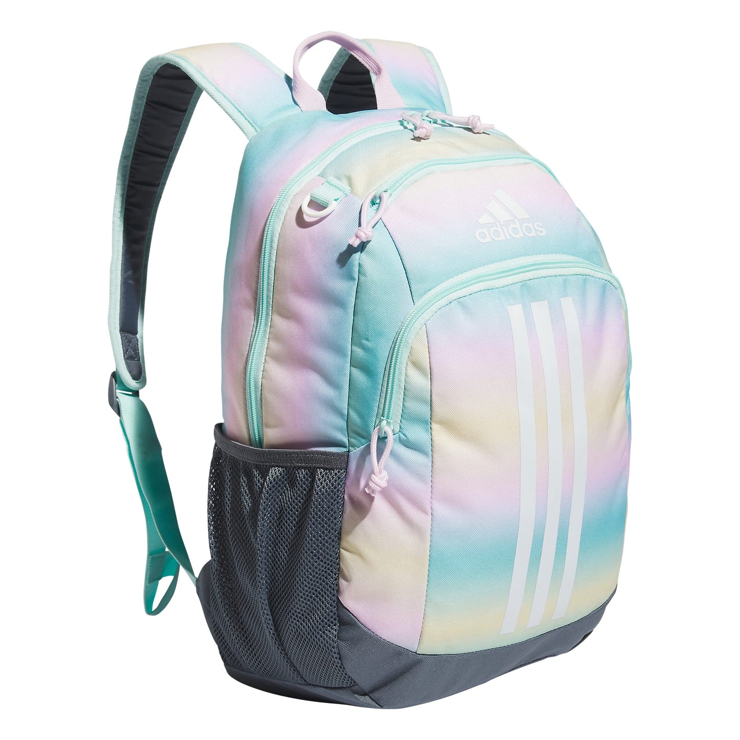 adidas Creator Laptop Backpack for Women and Men, Comfortable and Durable Small Athletic Bag, Black/White, One Size