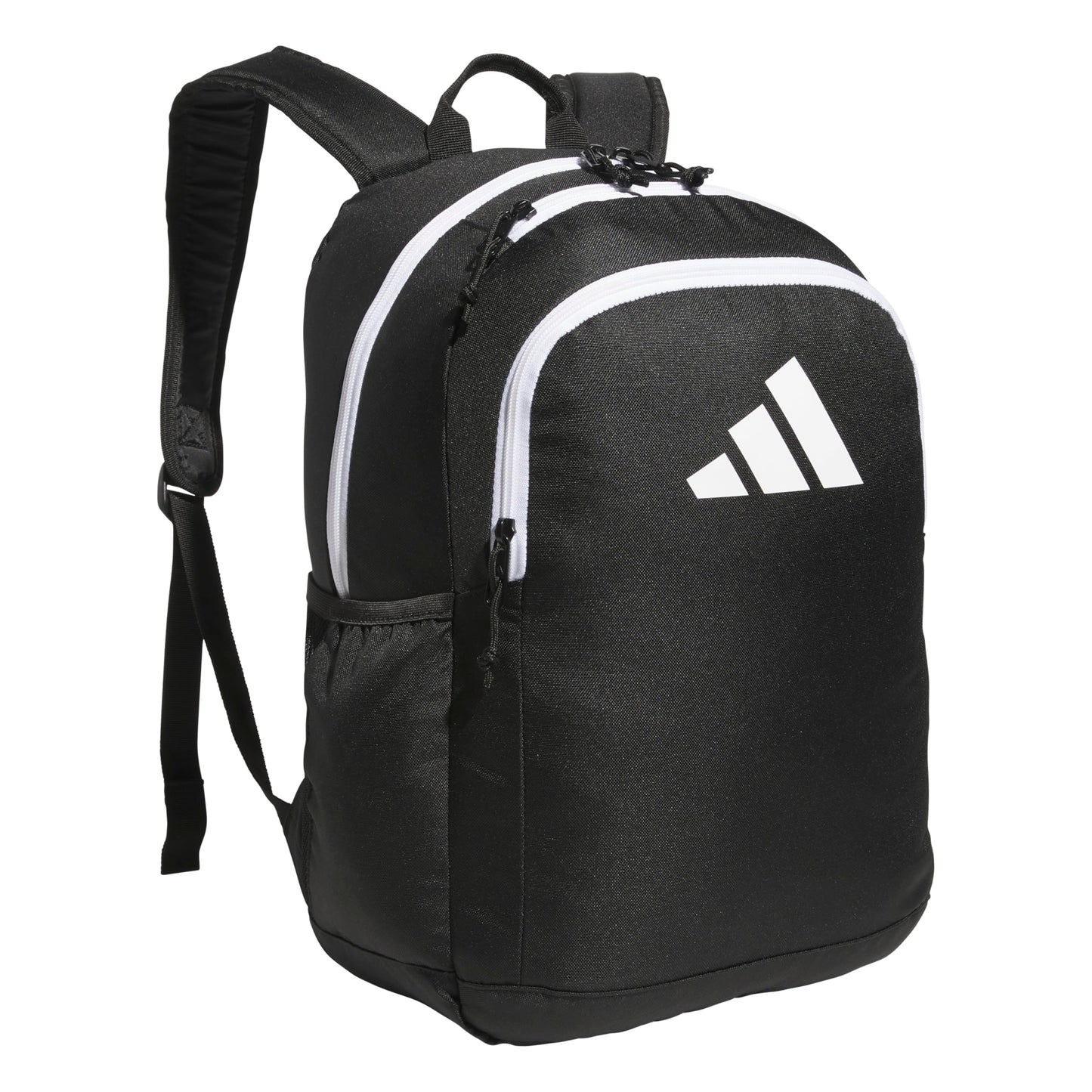 adidas Affiliate Small Backpack for Women and Men, Durable Bag with Laptop Sleeve, Essential Camo Black/Orange, One Size