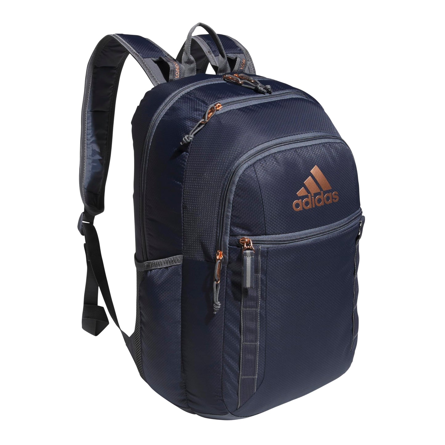 adidas Excel Backpack for Men & Women – Durable Large Athletic Laptop Bag, 7.0/Black, One Size
