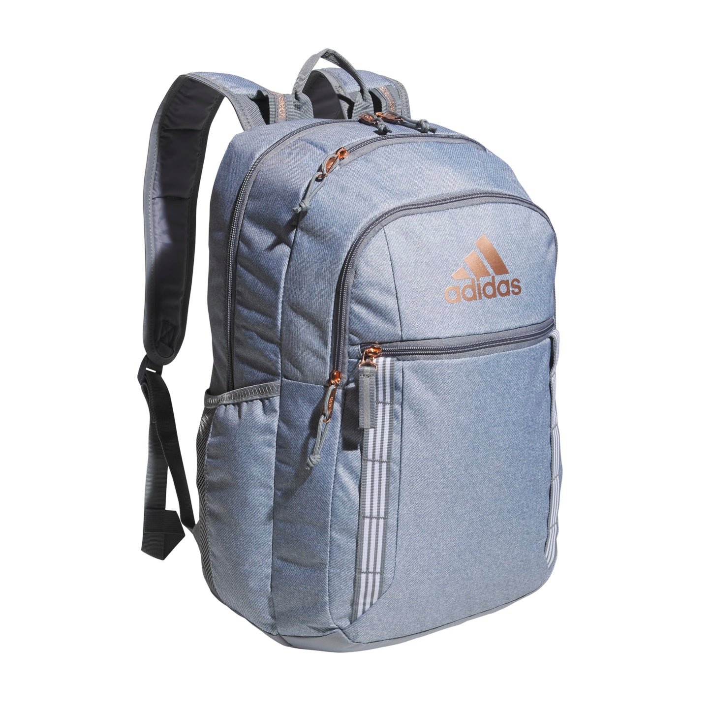 adidas Excel Backpack for Men & Women – Durable Large Athletic Laptop Bag, 7.0/Black, One Size