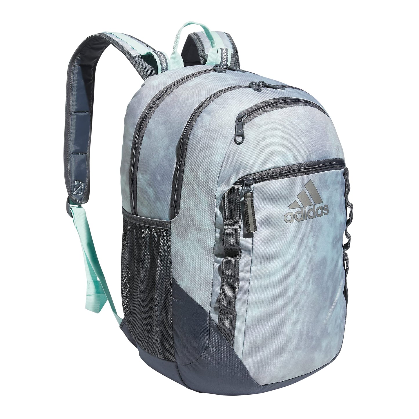 adidas Excel Backpack for Men & Women – Durable Large Athletic Laptop Bag, 7.0/Black, One Size