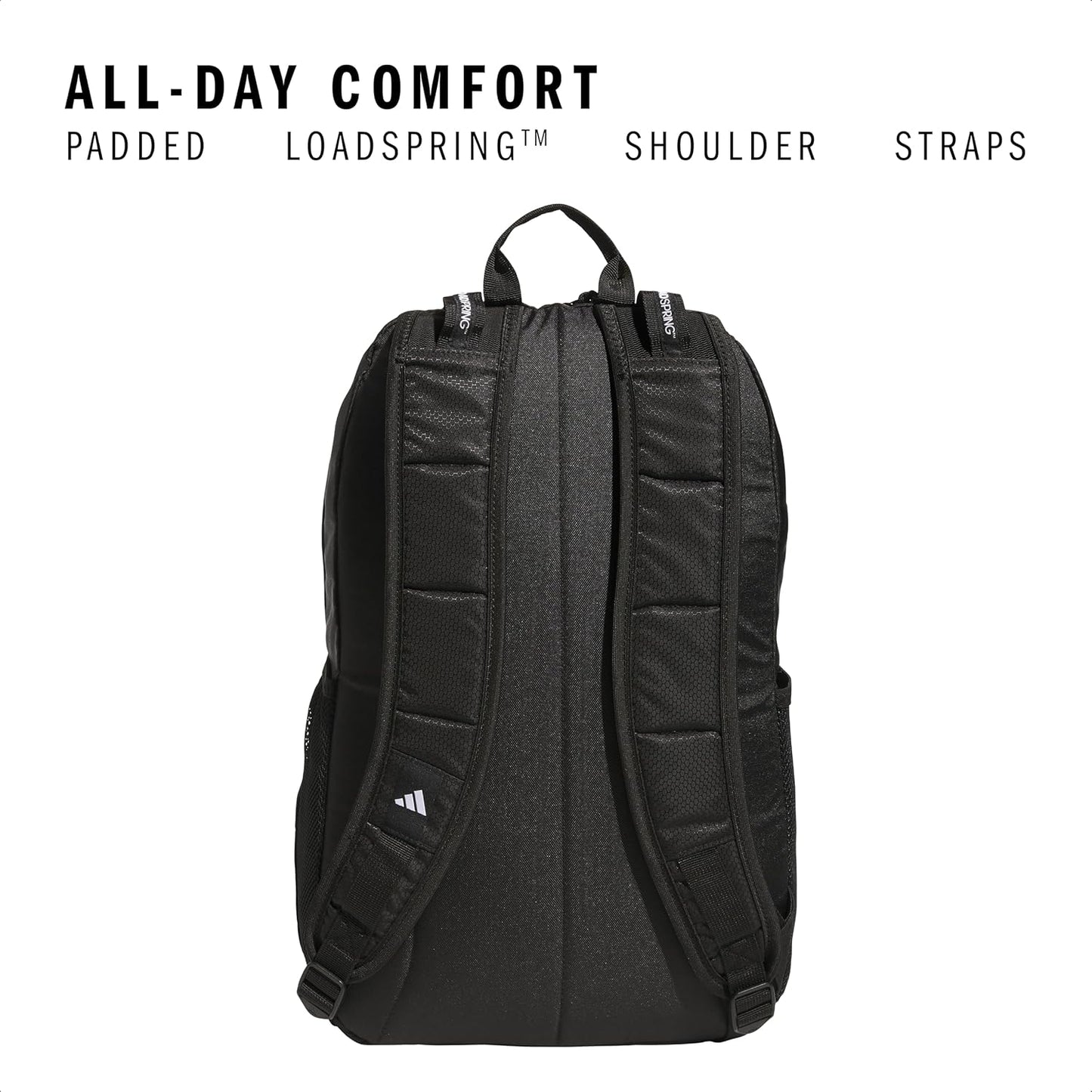 adidas Excel Backpack for Men & Women – Durable Large Athletic Laptop Bag, 7.0/Black, One Size