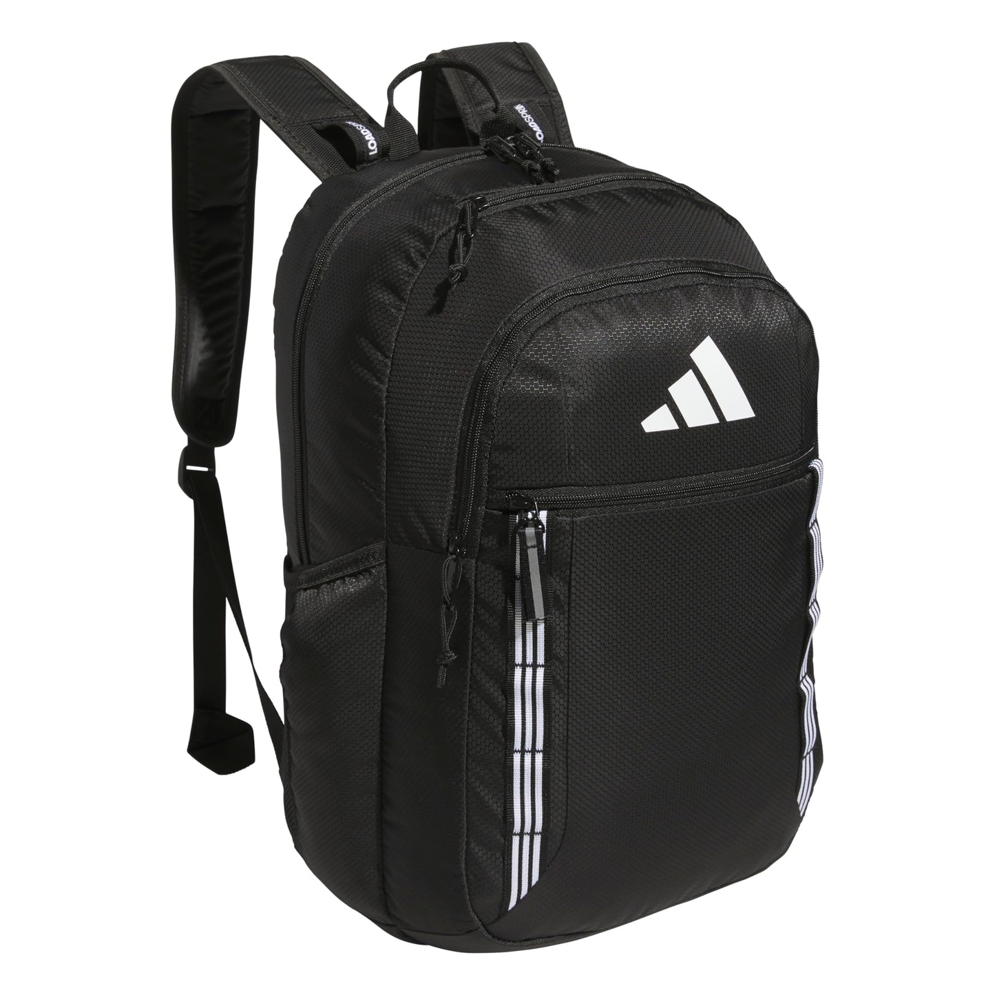 adidas Excel Backpack for Men & Women – Durable Large Athletic Laptop Bag, 7.0/Black, One Size