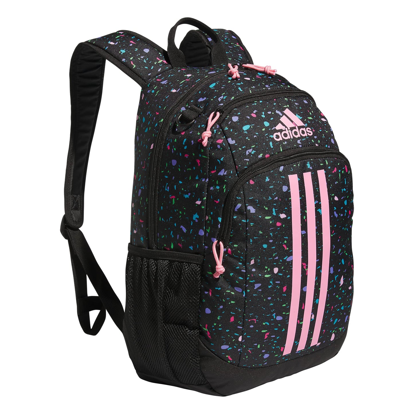 adidas Creator Laptop Backpack for Women and Men, Comfortable and Durable Small Athletic Bag, Black/White, One Size