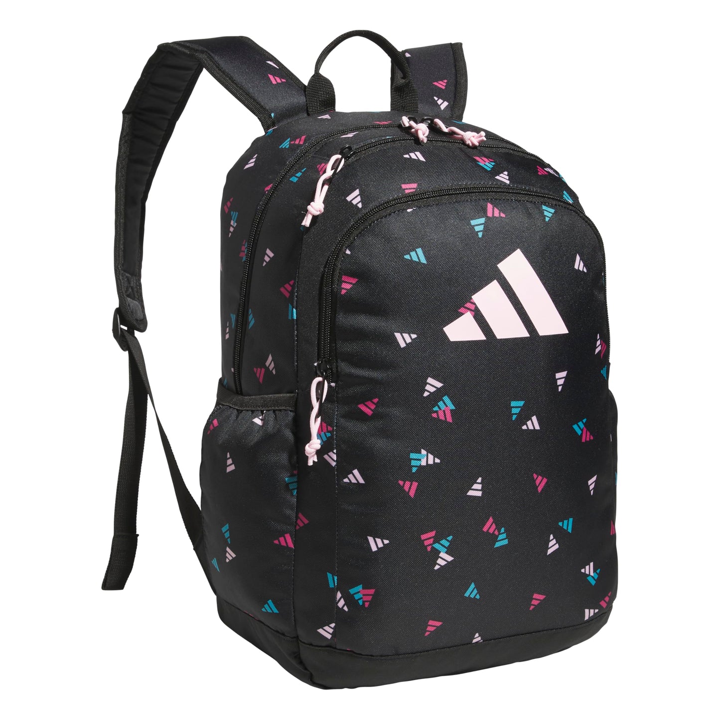 adidas Affiliate Small Backpack for Women and Men, Durable Bag with Laptop Sleeve, Essential Camo Black/Orange, One Size