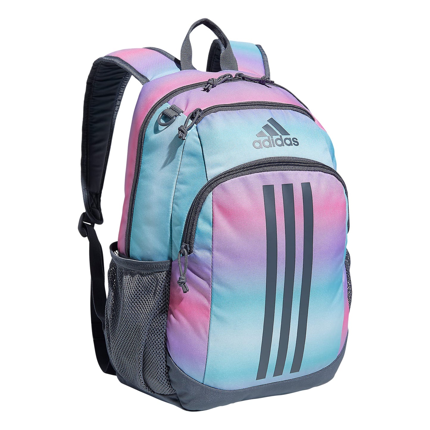 adidas Creator Laptop Backpack for Women and Men, Comfortable and Durable Small Athletic Bag, Black/White, One Size