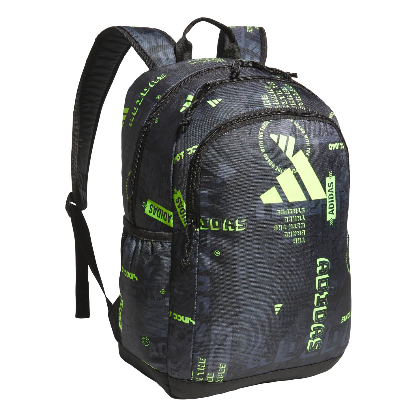 adidas Affiliate Small Backpack for Women and Men, Durable Bag with Laptop Sleeve, Essential Camo Black/Orange, One Size