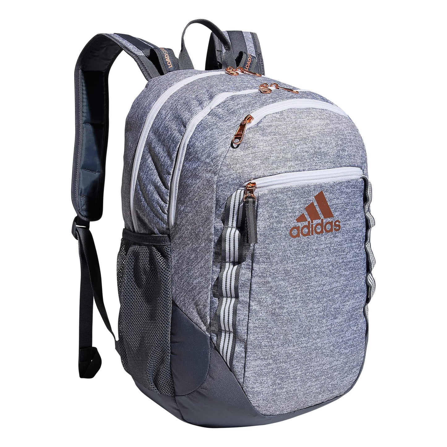 adidas Excel Backpack for Men & Women – Durable Large Athletic Laptop Bag, 7.0/Black, One Size
