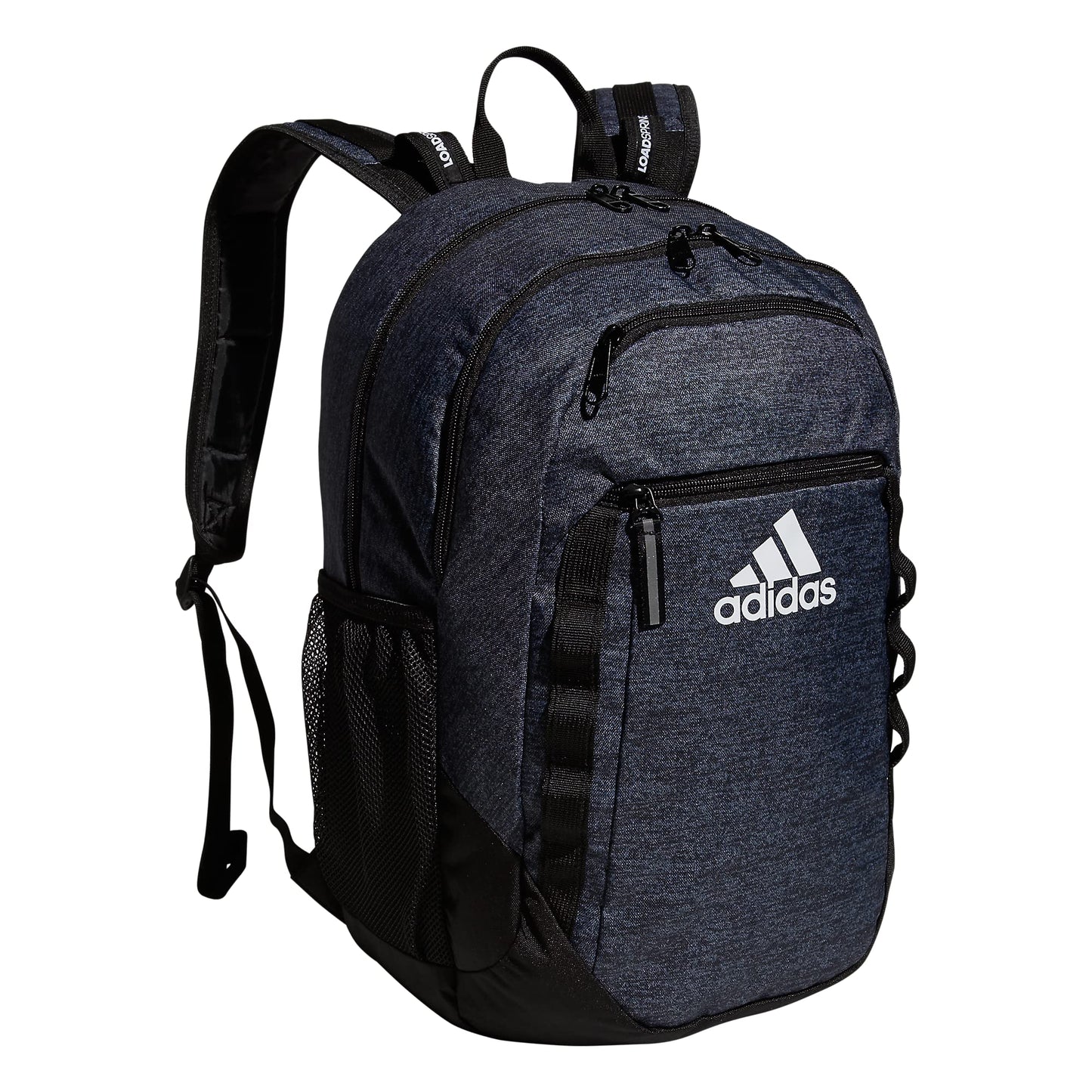 adidas Excel Backpack for Men & Women – Durable Large Athletic Laptop Bag, 7.0/Black, One Size
