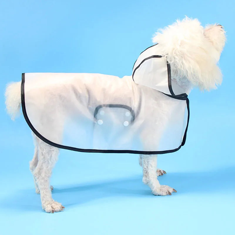 Pet Dog Rain Coat For Small Large Dogs French Bulldog Husky Transparent Cloak Coat Jacket For Rain 8 Sizes Raincoat Clothing #9"