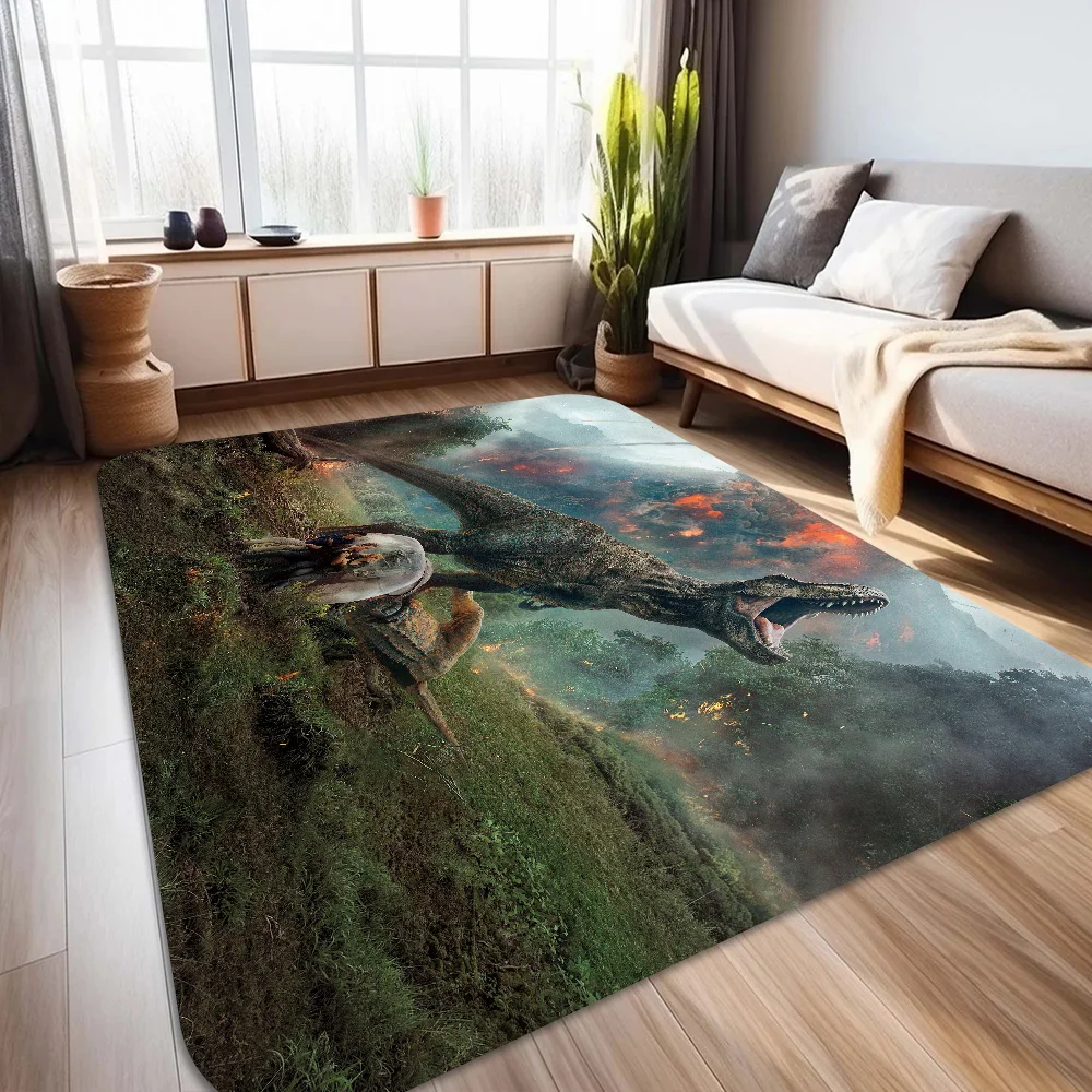 Jurassic Park Floor Mat Rectangle Anti-slip Home Soft Badmat Front Door Indoor Outdoor Mat Hotel Decor Mat