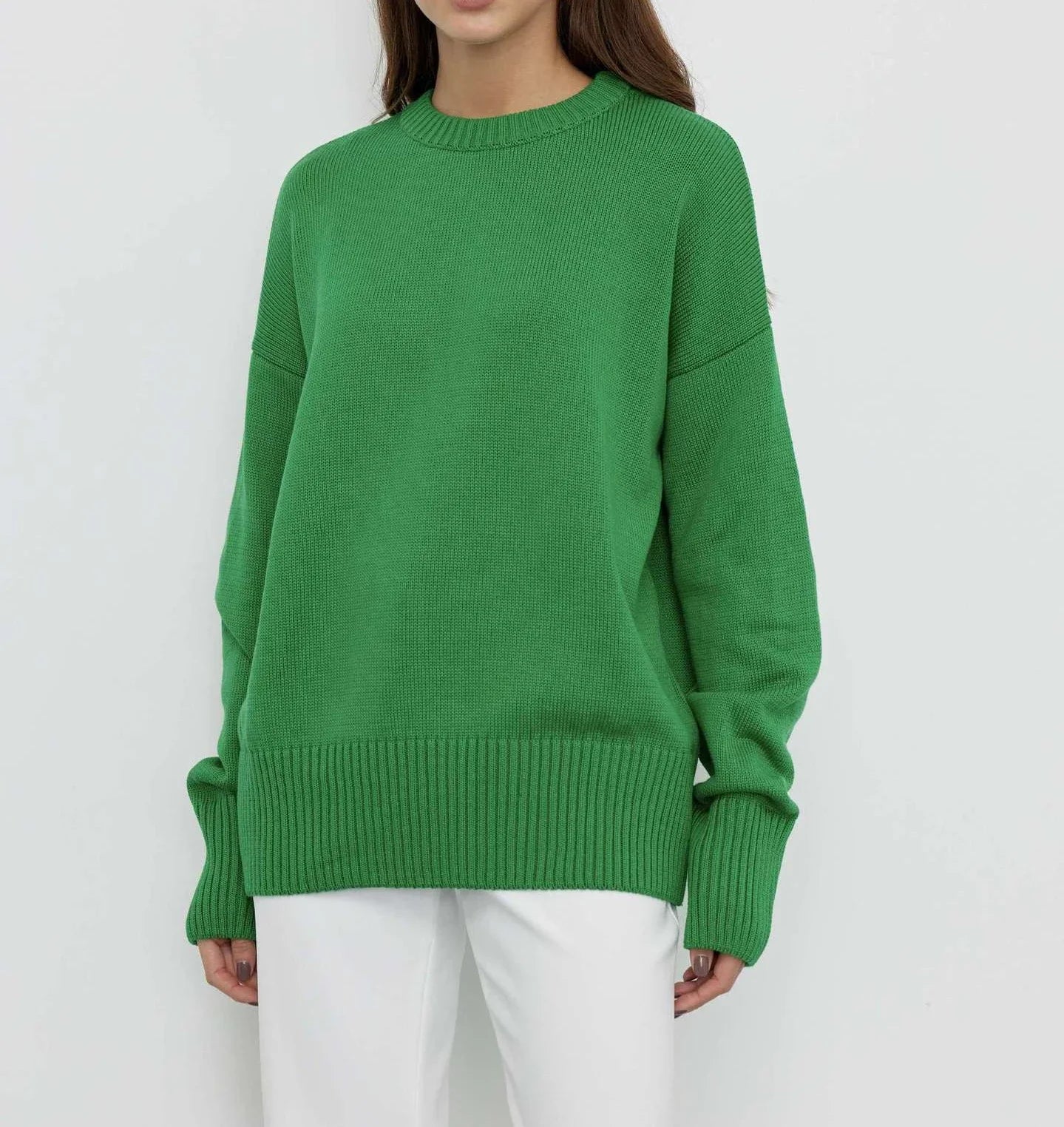Winter Warm Soft Thick Knit Sweaters Black Sweater Pullover Loose Lazy Pullovers Korean Autumn Women Coat O Neck Sweater Jumper