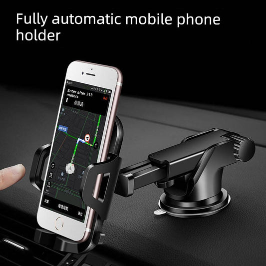 [Retractable 360 Rotate] Car Phone Holder Suction Cup Automobile Phone Holder Air Outlet Navigation Holder
