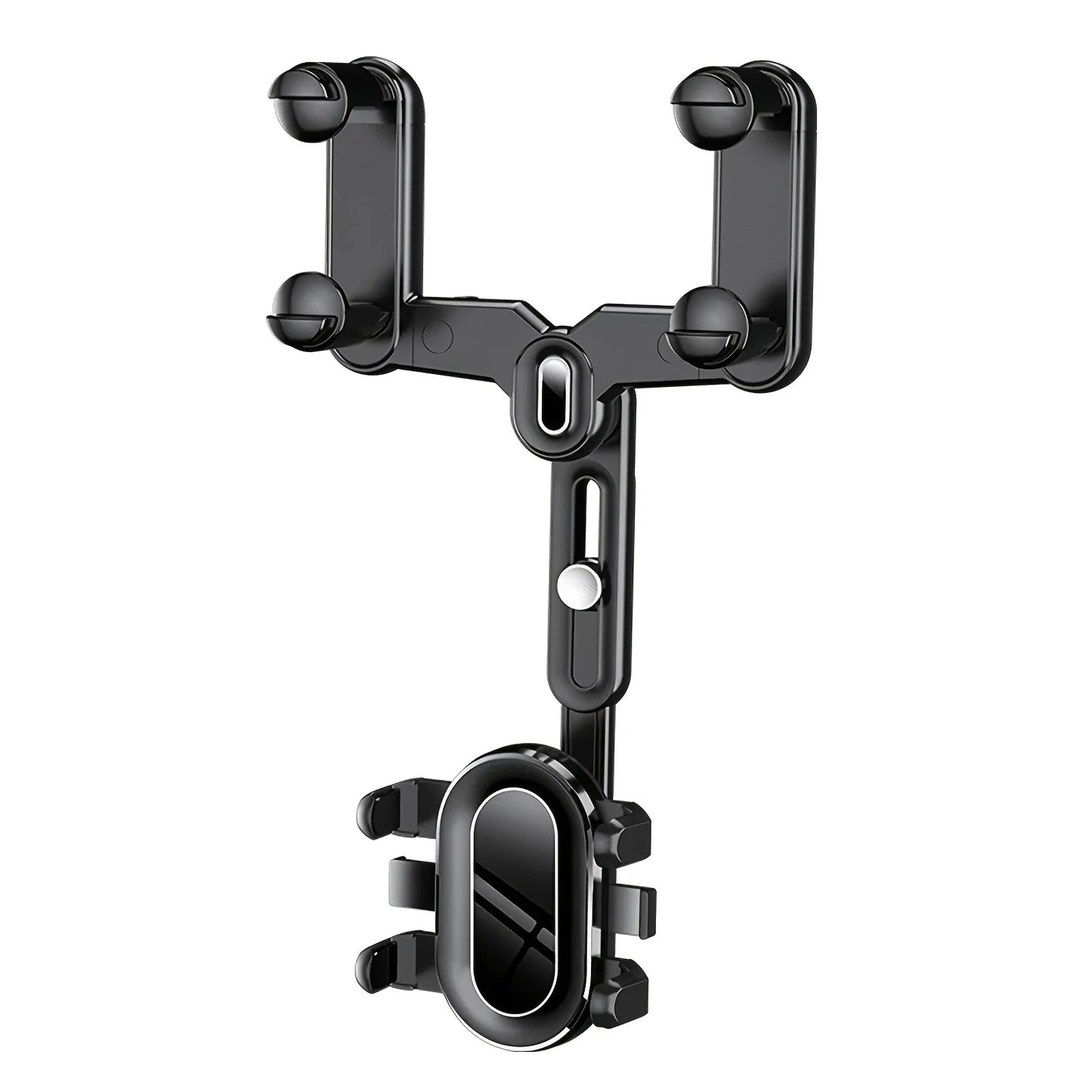 360 Rotating Car Phone Holder Rearview Mirror Mount Car Phone Bracket Navigation GPS Stand Foldable Mobile Cell Support in Car